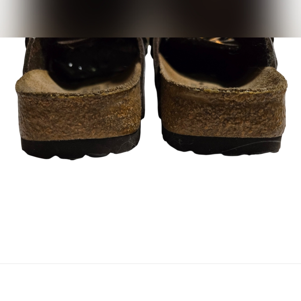 Birki's Camden Brown Leather Two Strap Clogs. Sz 8. EU39 - Picture 4 of 7